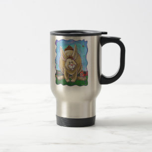 Mug De Voyage Parade animalière sur lapin mignon