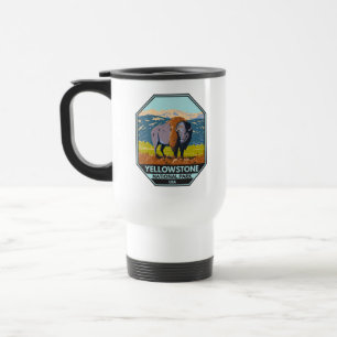 Mug De Voyage Parc national de Yellowstone Bison nord-américain