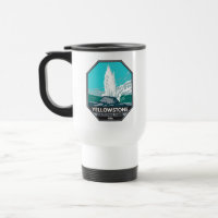 Parc national de Yellowstone Castle Geyser Vintage