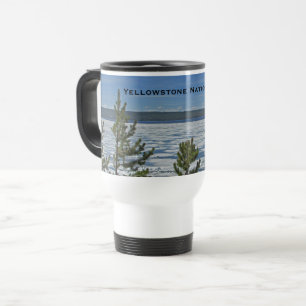 Mug De Voyage Parc national de Yellowstone Icy Frozen Lake