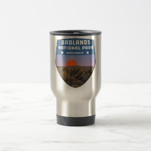 Mug De Voyage Parc national des Badlands sauvage dakota sud