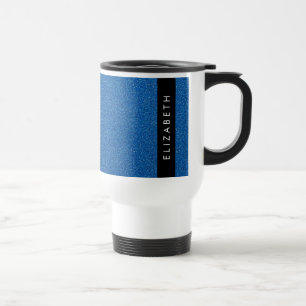 Mug De Voyage Parties scintillant bleue, Arrière - plan Parties