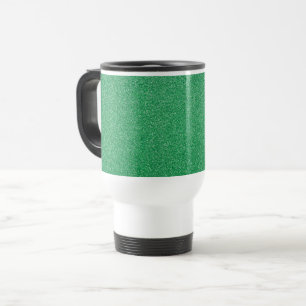 Mug De Voyage Parties scintillant verte, Étincelle, Arrière - pl