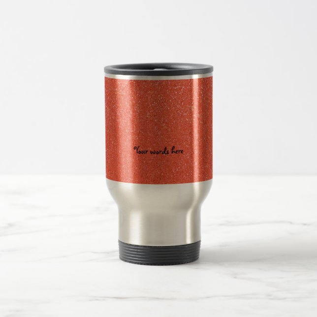 Mug De Voyage Parties scintillantes oranges (Centre)