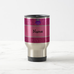 Mug De Voyage Parties scintillantes pourpres nommées