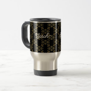 Mug De Voyage Paruline avec poignée, couvercle et paille, inoxyd