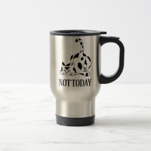 Mug De Voyage PAS AUJOURD'HUI CAT, Drôle cadeau chat, Ew People