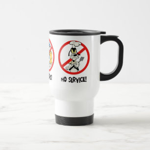 Mug De Voyage Pas de service   Sans chemises ni chaussures Horiz