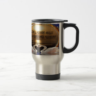 Mug De Voyage Passez une bonne journée et une bonne nuit.argent