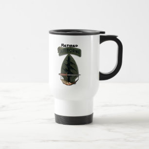 Mug De Voyage Patch des bérets verts des forces spéciales retrai