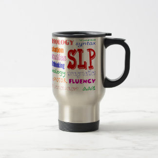 Mug De Voyage Pathologiste de la langue de la parole Police des