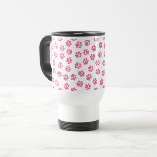 Mug De Voyage Patrouilles De Doodle, Paws De Chien, Paws Roses