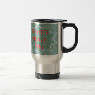 Mug De Voyage Peace Be With You Inspirational Graphic Art Text