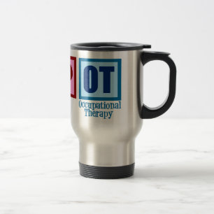 Mug De Voyage Peace Love Occupational Therapy
