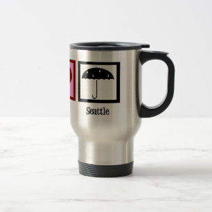 Mug De Voyage Peace Love Seattle