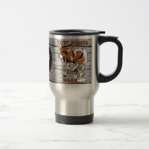 Mug De Voyage Peignez le mugsP de roche de chevaux