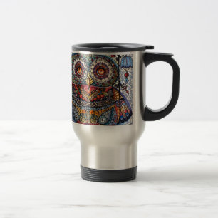 Mug De Voyage Peinture graphique magique de hibou