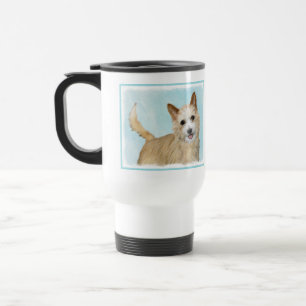 Mug De Voyage Peinture Podengo Pequeno portugaise - Art original
