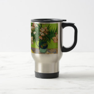 Mug De Voyage Peinture vintage de Van Gogh Fleurs Floraisons Vig