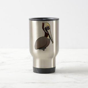 Mug De Voyage Pélican Brown de Birdorable