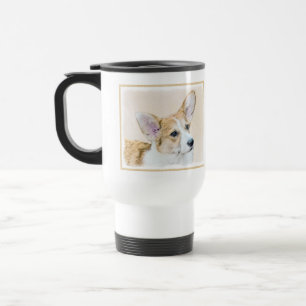 Mug De Voyage Pembroke Welsh Corgi Peinture - Chien d'art origin