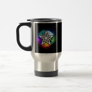 Mug De Voyage pentagramme du Wiccan