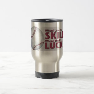 Mug De Voyage Perdre la compétence gagner la chance Baseball