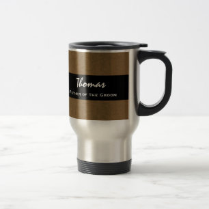 Mug De Voyage PÈRE de la grunge foncée nommée faite sur comma