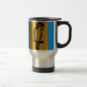 Mug De Voyage Perroquet Bleu