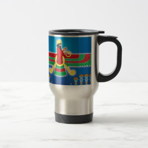 Mug De Voyage Persan Faravahar de Zoroastrian
