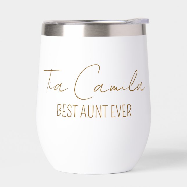 Mug de voyage personnalisé avec  • Café nom person (Gauche)