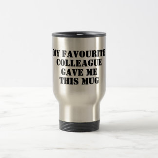 Mug De Voyage Personnalisé Funny Collègue cadeau secret Père Noë