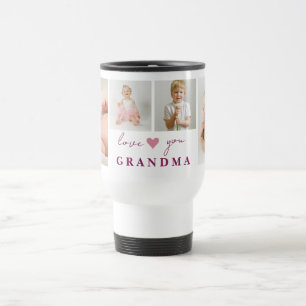 Mug de voyage "Personnalisé 'Love You Grandma'