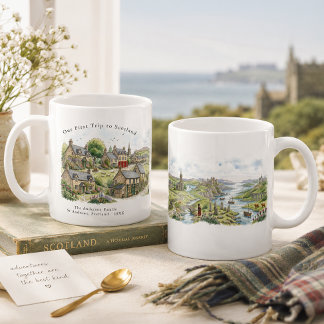 Mug de voyage personnalisé pour l'Écosse