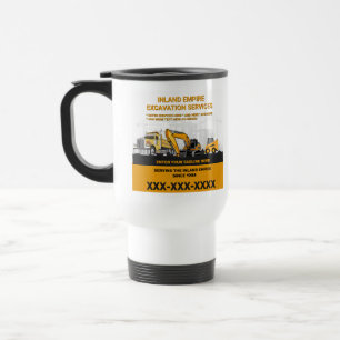 Mug De Voyage Personnaliser Entrepreneur Général de Fouille Cons