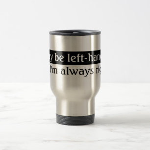 Mug De Voyage Personnes gauchères