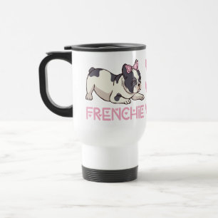 Mug De Voyage Petit Amoureux des chiens Français Chiot Cadeau Fr