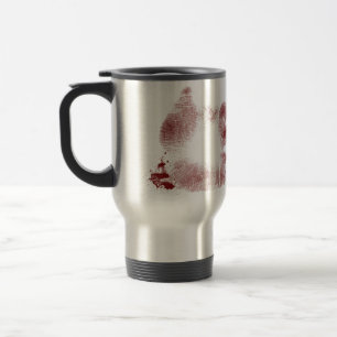 Mug De Voyage petit animal sanglant de main