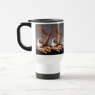 Mug De Voyage Petit Cochon D'Inde Harpiste – Élégant