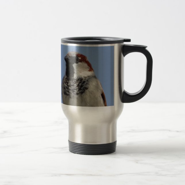 Mug De Voyage Petit oiseau mignon (Droit)