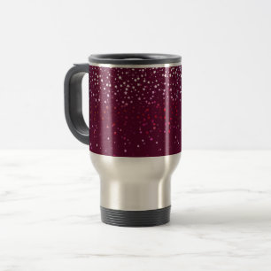 Mug De Voyage Petite Berry Stars Travel Café Mug-Wine