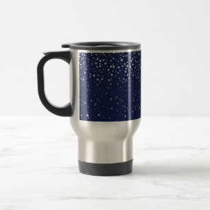 Mug De Voyage Petite Etoiles gris argent Voyage Mug café