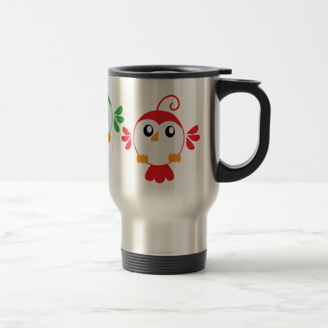Mug De Voyage Petits oiseaux (Droit)