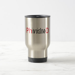 Mug De Voyage Phinished, l'art de mot, conception des textes