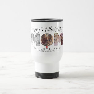Mug De Voyage Photo Collage MOM Cadeaux Fête des Mères Personnal