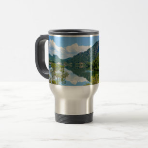 Mug De Voyage Photo de réflexion sur la montagne du lac pittores