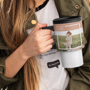 Mug De Voyage Photo moderne de Family   Thankful