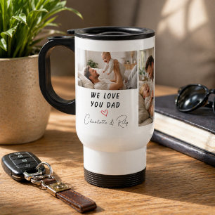 Mug De Voyage Photo personnalisée On t'aime, Papa Fête des pèr