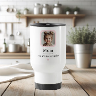 Mug De Voyage Photo personnalisée pour maman Tu Es Mon Favori