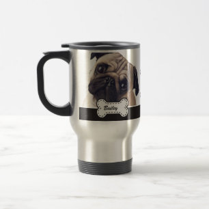 Mug De Voyage Photos d'animaux de compagnie sur Cute Dog Bone Aj